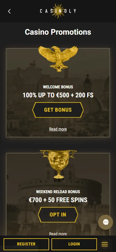 Casinoly Képernyőkép 3